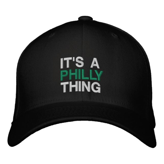 Es ist eine Philadelphia-Fußballfans Bestickte Baseballkappe (Vorderseite)