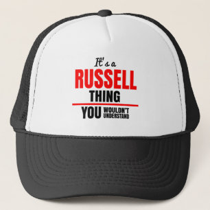Es ist eine Russell-Sache, die man nicht verstehen Truckerkappe