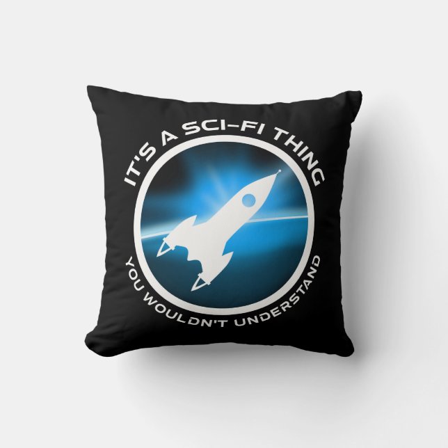 Es ist eine Sache der Wissenschaft - man würde es  Kissen (Vorderseite)