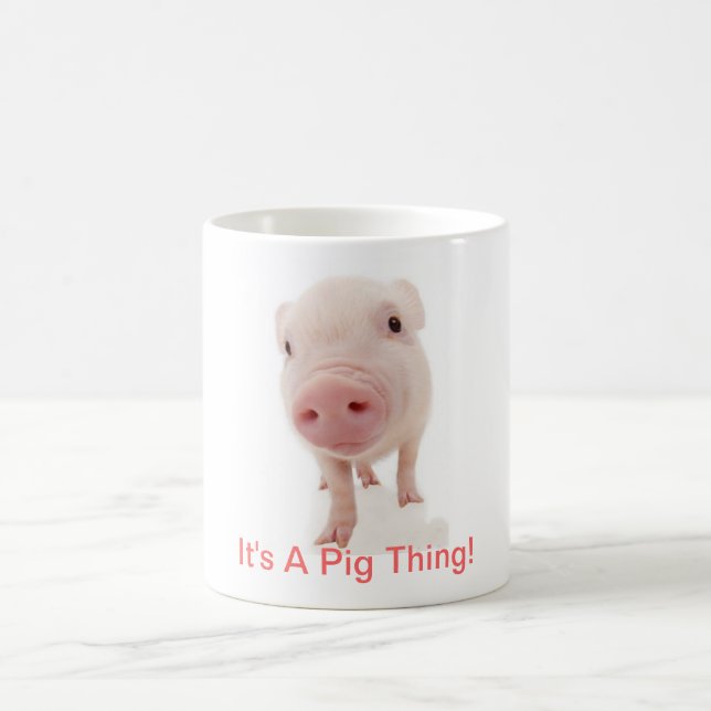 Es ist eine Schwein-Sache Kaffeetasse (Mittel)