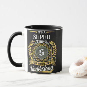Es ist eine SEPER-Sache, die du nicht verstehen wü Tasse