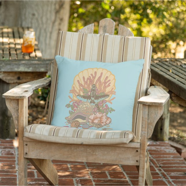 Es ist eine Shore Thing Collection, Art Print 1 Kissen (Stuhl )