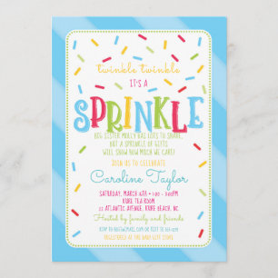 Es ist eine Sprinkle Baby Shower Einladungskarte b