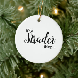 Es ist eine Strader-Sache.... Keramik Ornament