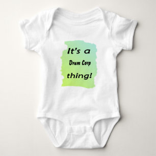 Es ist eine Trommel corp-Sache! Baby Strampler
