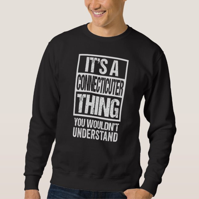 Es ist eine Verbindung, die man nicht verstehen wü Sweatshirt (Vorderseite)