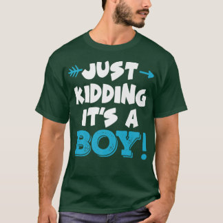 Es ist einfach ein Junge, der blauer Mädchen ist, T-Shirt