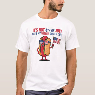 Es ist erst am 4. Juli, bis meine Dackel rauskommt T-Shirt