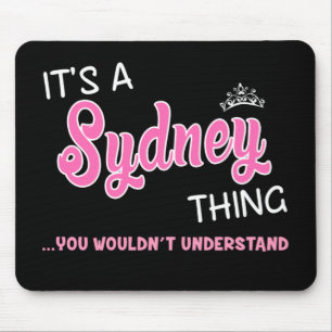 Es ist etwas Sydney, was man nicht verstehen würd Mousepad