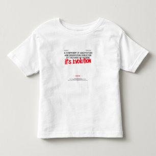 Es ist Evolution Kleinkind T-shirt
