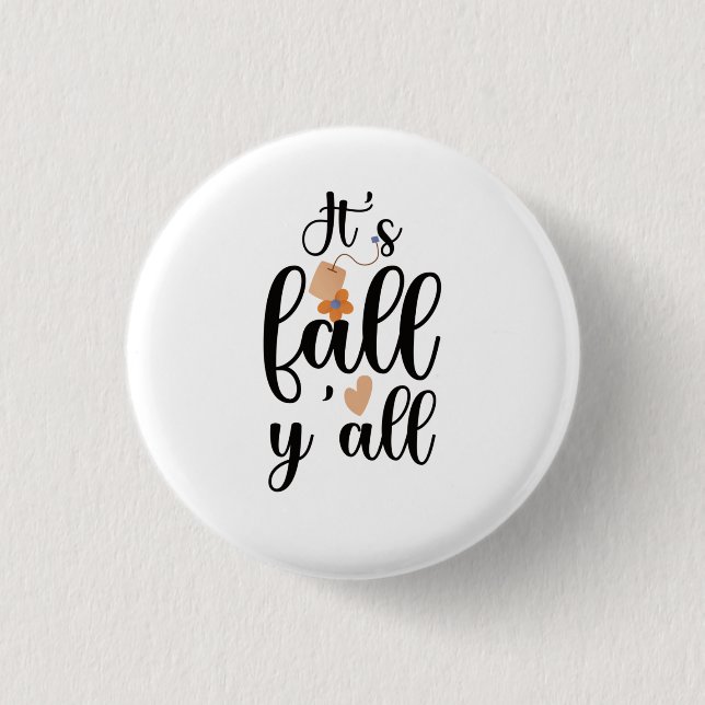 Es ist Fall von allen, Niedlicher Teabag Button (Vorderseite)