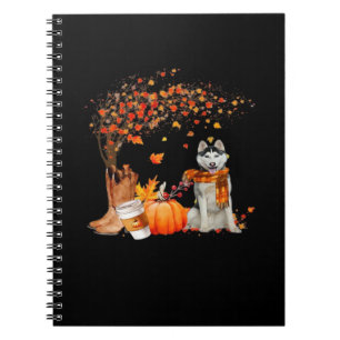 Es ist Fall Y’all Hund Erntedank Halloween Aesthet Notizblock