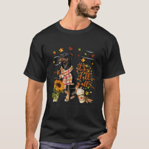 Es ist Fall Y All Huntaway Hund Erntedank T-Shirt