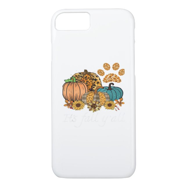 Es ist Fall Y’all Pumpkin Minimal Clean Case-Mate iPhone Hülle (Rückseite)