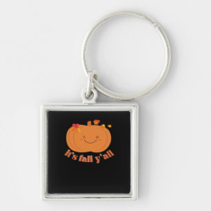 Es ist Fall Y’all Pumpkin Retro Classic Schlüsselanhänger
