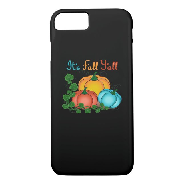 Es ist Fall Y’all Pumpkins Retro Graphic Case-Mate iPhone Hülle (Rückseite)