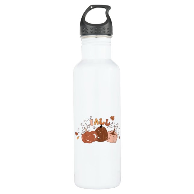 Es ist Fall Y’all Retro Classic Edelstahlflasche (Vorderseite)