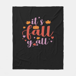 Es ist Fall Y’all Retro Classic Fleecedecke