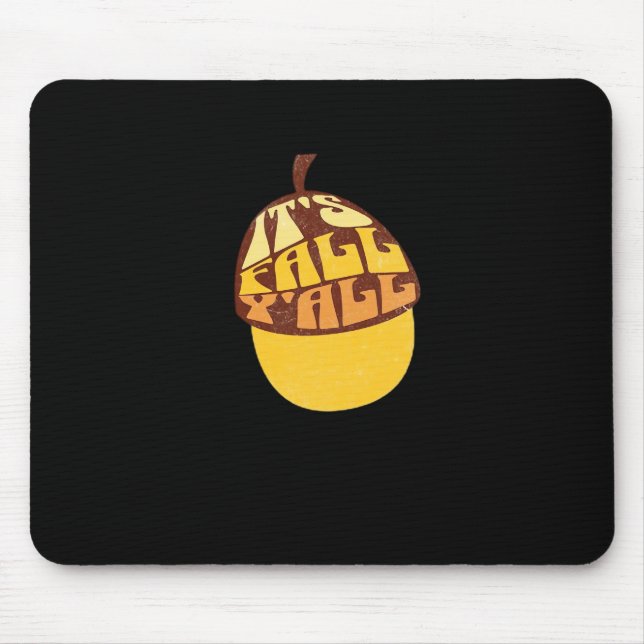 Es ist Fall Y’all Retro Classic Mousepad (Vorne)