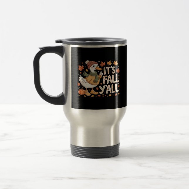 Es ist Fall Y’all Retro Classic Reisebecher (Links)