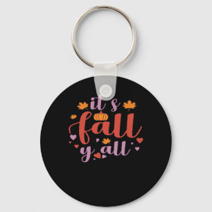 Es ist Fall Y’all Retro Classic Schlüsselanhänger