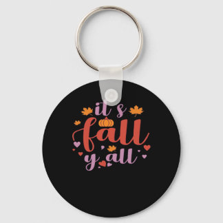 Es ist Fall Y’all Retro Classic Schlüsselanhänger