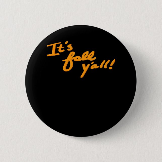 Es ist Fall Y’all Simple Ästhetik Style Button (Vorderseite)