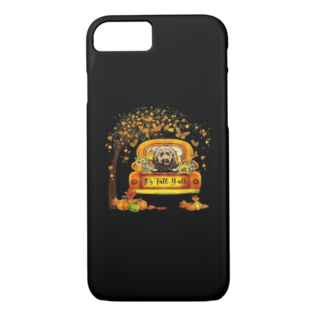 Es ist Fall Y'all Goldendoodle Erntedank Pumpkin Case-Mate iPhone Hülle (Rückseite)