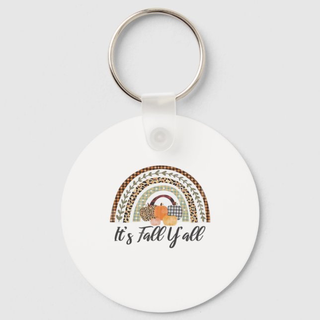 Es ist Fall Y'all Grafikstil Schlüsselanhänger (Vorderseite)