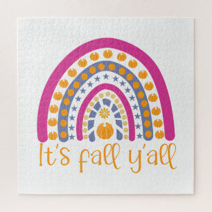 Es ist Fall y'all Kürbisregenbogen