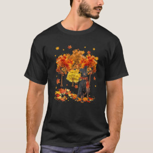 Es ist Fall Y'all Manchester Terrier Herbstbaum Fa T-Shirt