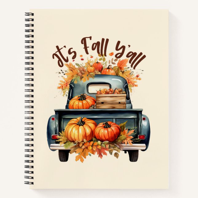 Es ist Fall Y'all Notizbuch (Vorderseite)