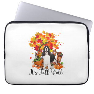 Es ist Fall Y'all Springer Spaniel Hund Halloween  Laptopschutzhülle