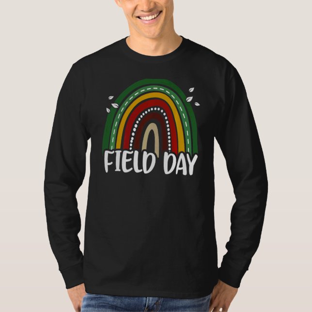 Es ist Field Day Vibes Rainbow Games for Teachers  T-Shirt (Vorderseite)