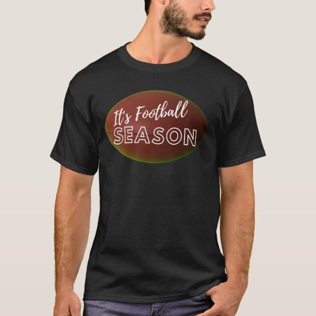 Es ist Football Season Game Day Football Fan T-Shirt (Vorderseite)