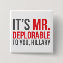 Es ist Frau Deplorable zu Ihnen, Hillary