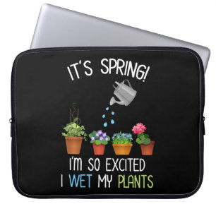 Es ist Frühling! Ich bin so aufgeregt, dass ich me Laptopschutzhülle