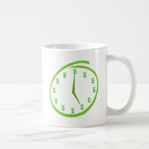 Es ist fünf Uhr irgendwo Kaffeetasse