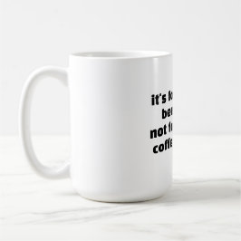 Es ist für Bier nicht für Kaffee lustig Kaffeetasse