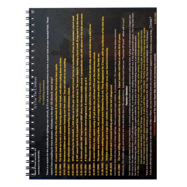 Es ist für die Kinder Notizblock (Vorderseite)