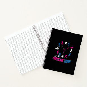 Es ist Fußball-Time-Girls-Fußball-Zitat Notizbuch