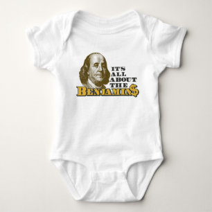 Es ist ganz über das Benjamins Baby Strampler