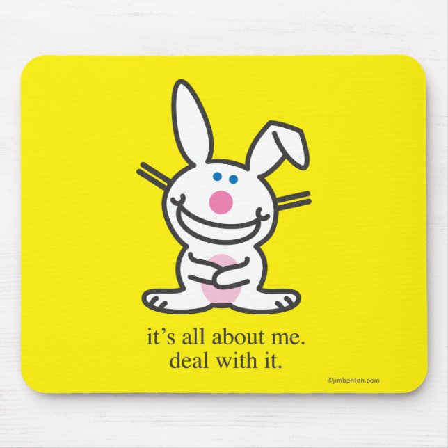 Es ist ganz über mich mousepad (Vorne)