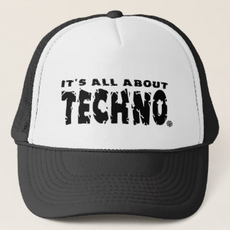 Es ist ganz über Techno - Hut Truckerkappe