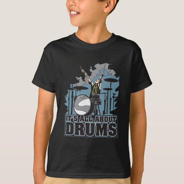 Es ist ganz über Trommeln T-Shirt (Vorderseite)