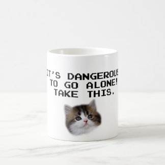 Es ist gefährlich, allein zu gehen nimmt dieses kaffeetasse