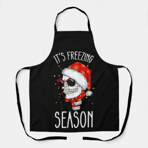 Es ist Gefrierende Winter Schnees Weihnachtsferien Schürze