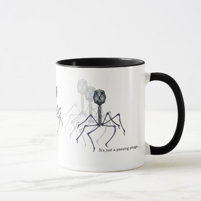 Es ist gerade ein überschreitenes Bakterium… Tasse (Rechts)