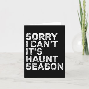 Es ist Grusel-Saison, sorry, ich kann Halloween ni Karte