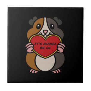 Es ist Guinea Schweinekraut ist okay NIEDLICHE G Fliese
